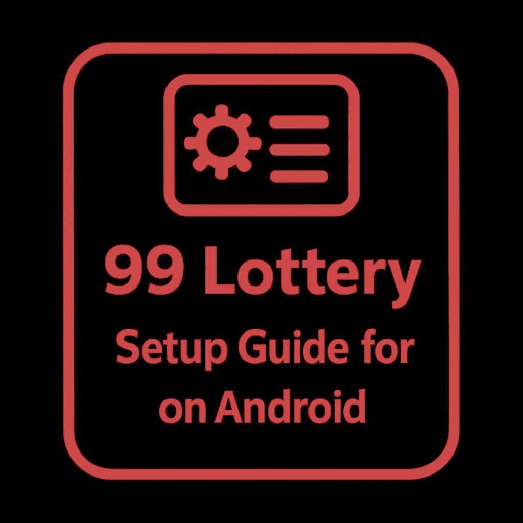 Icon representing the Setup Guide for 99 Lottery on Android.