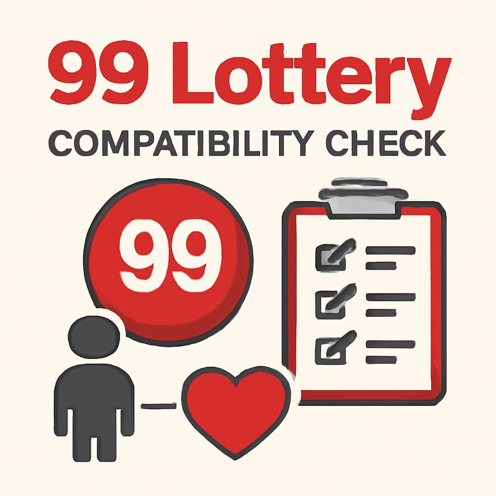 Illustration detailing 99 Lottery Compatibility Check.