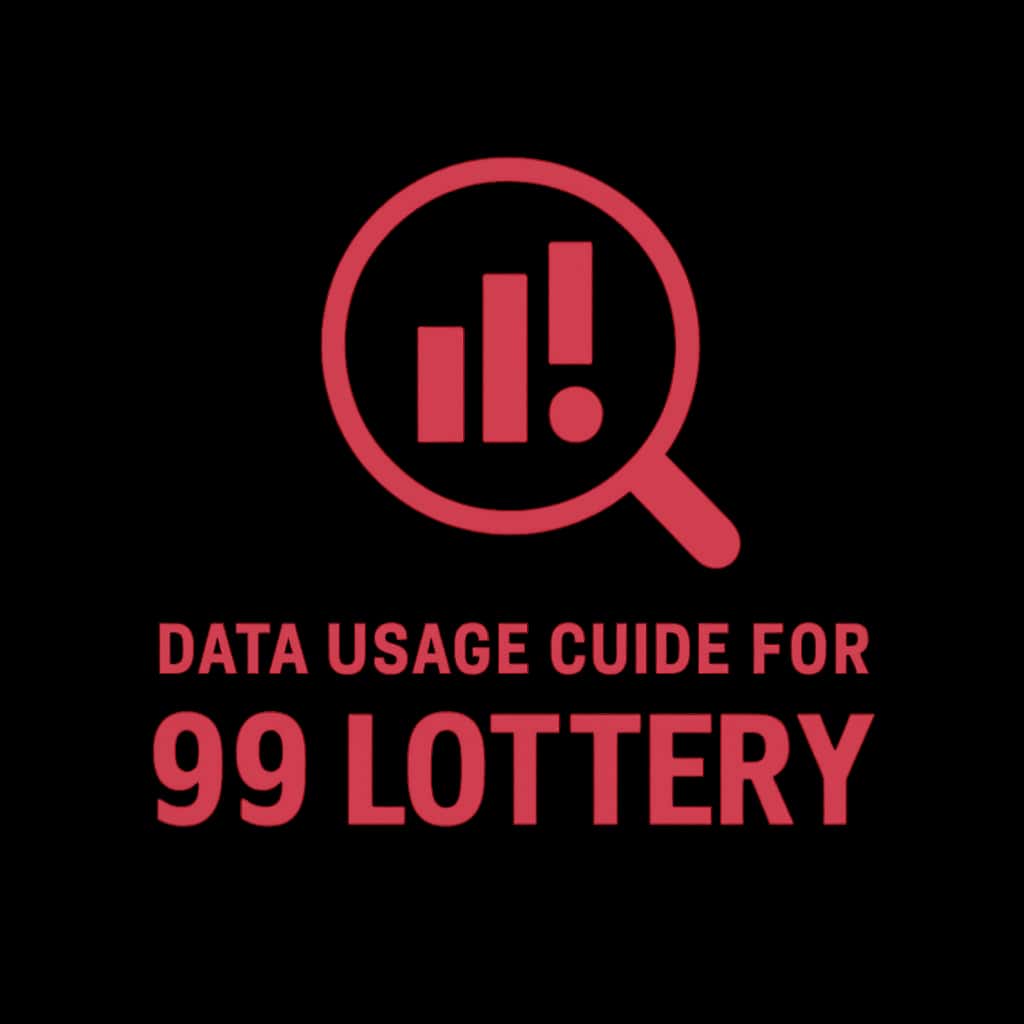 Icon representing data usage for 99 Lottery app