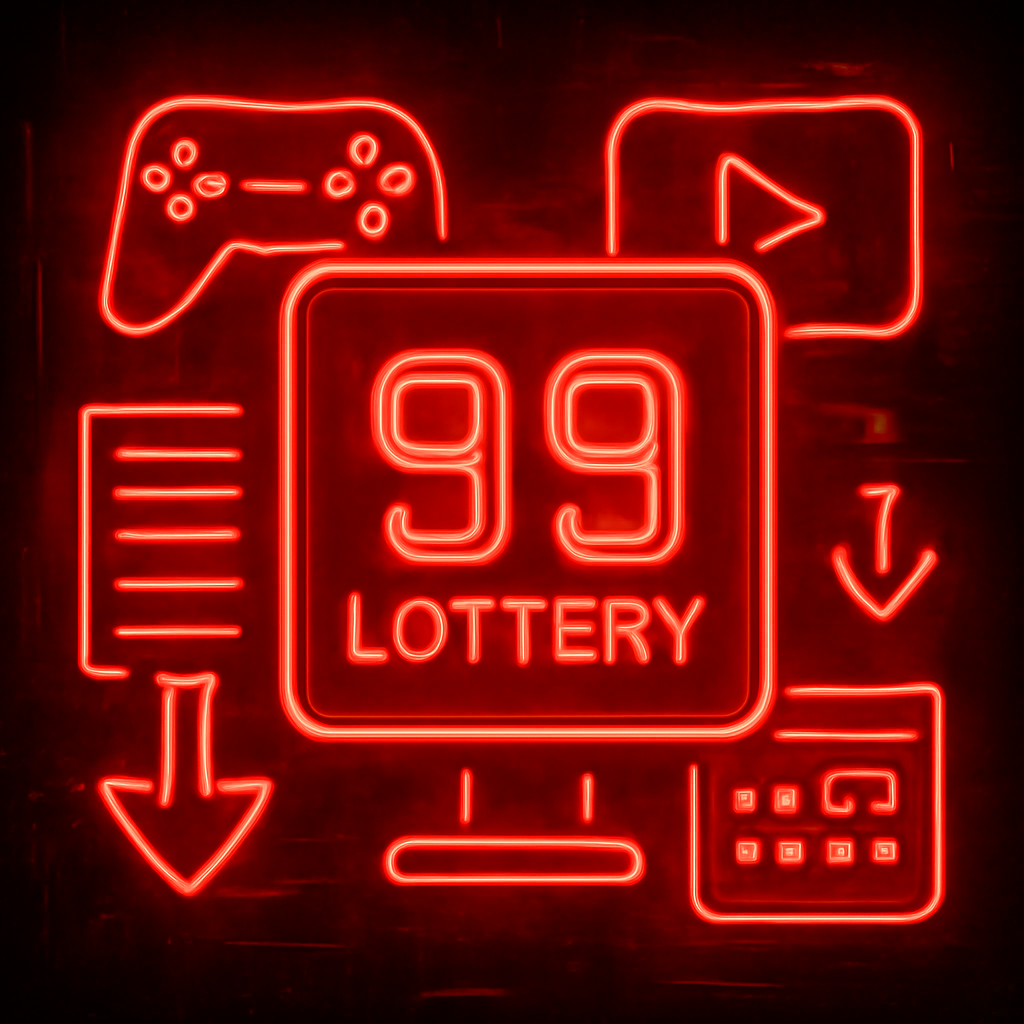 Illustration for the installation process of 99 Lottery Download.