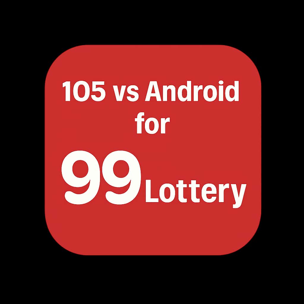 Icon representing iOS and Android for 99 Lottery.