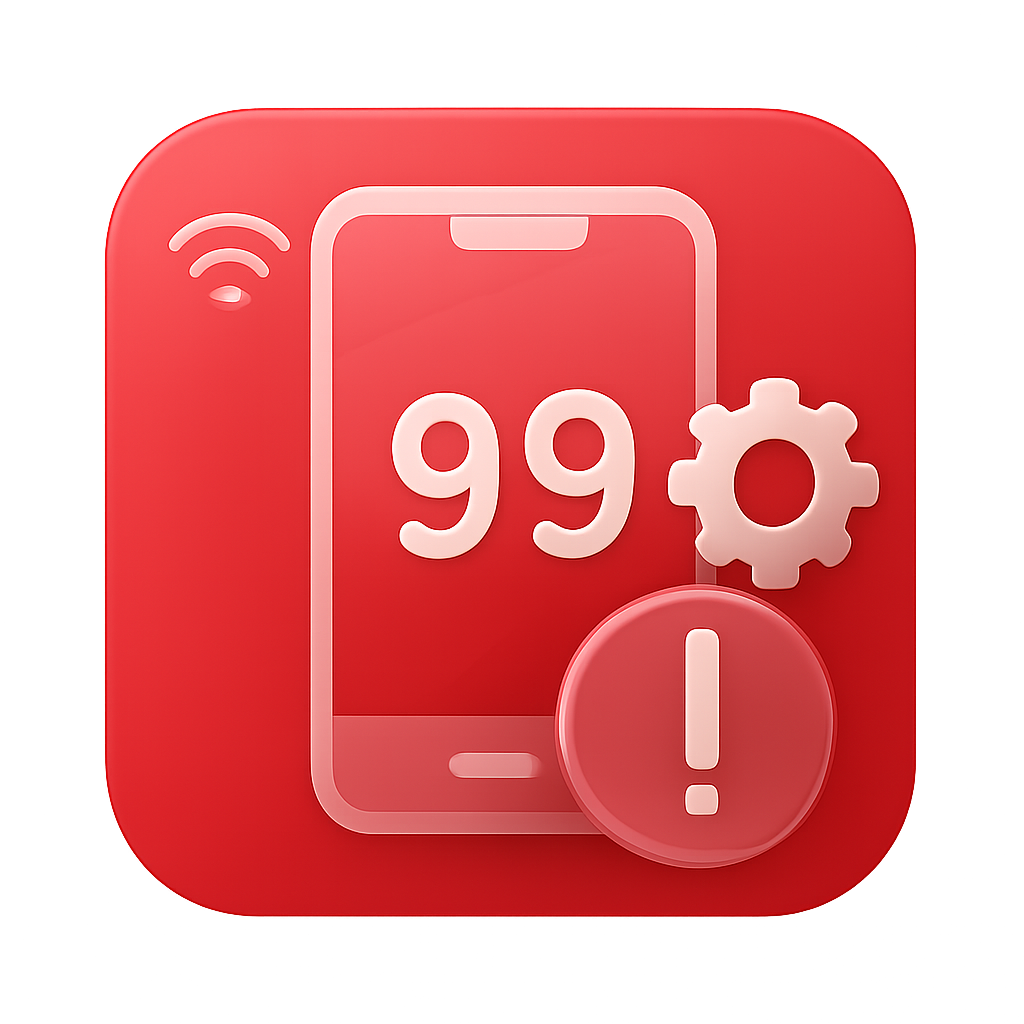 An icon illustrating 99 Lottery device requirements.