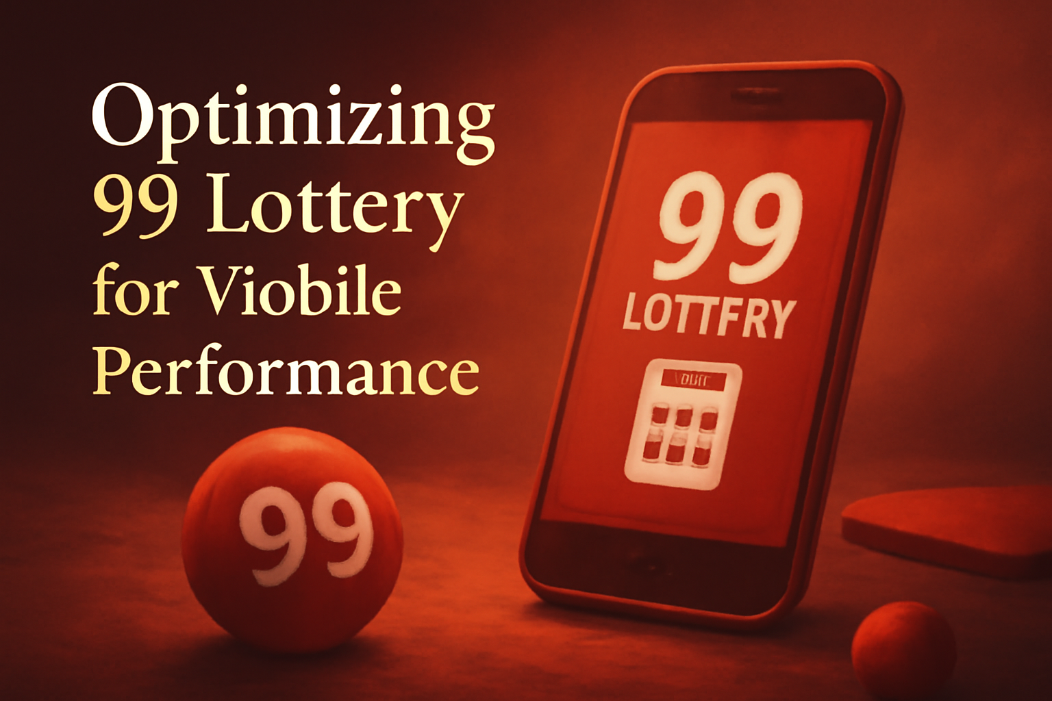 Informational scene on updating the 99 Lottery app with text clearly displayed.