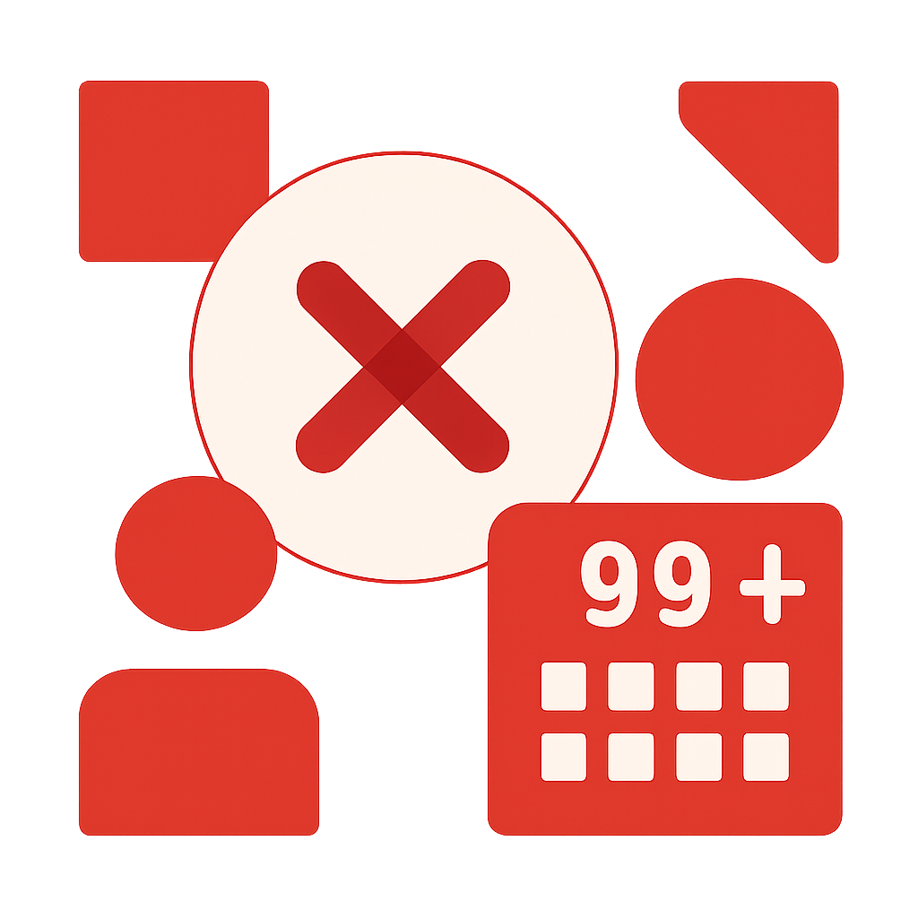 An icon representing safety analysis for the 99 Lottery app.
