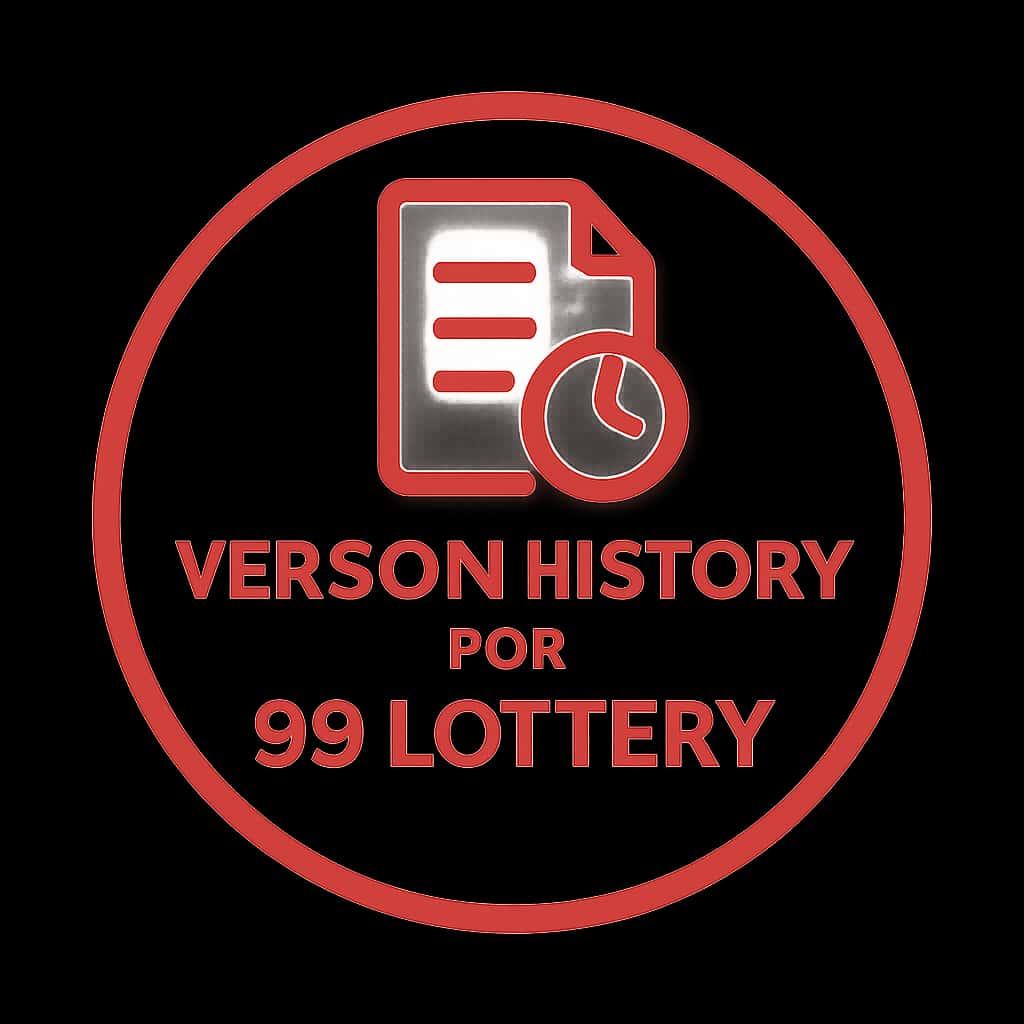 Icon representing the Version History for 99 Lottery.
