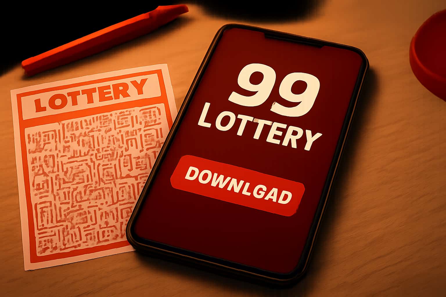 Visual representation of the 99 Lottery Download guide.