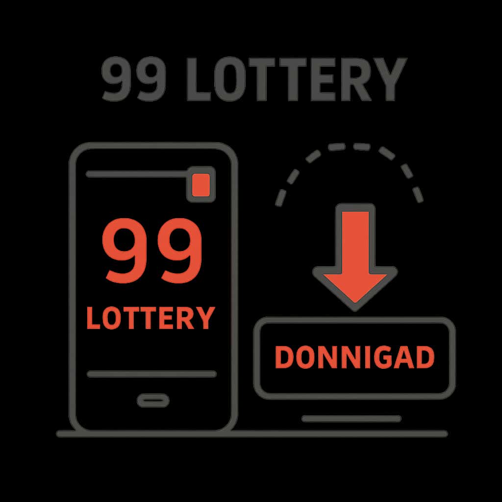 Illustration for the installation process of 99 Lottery Download.