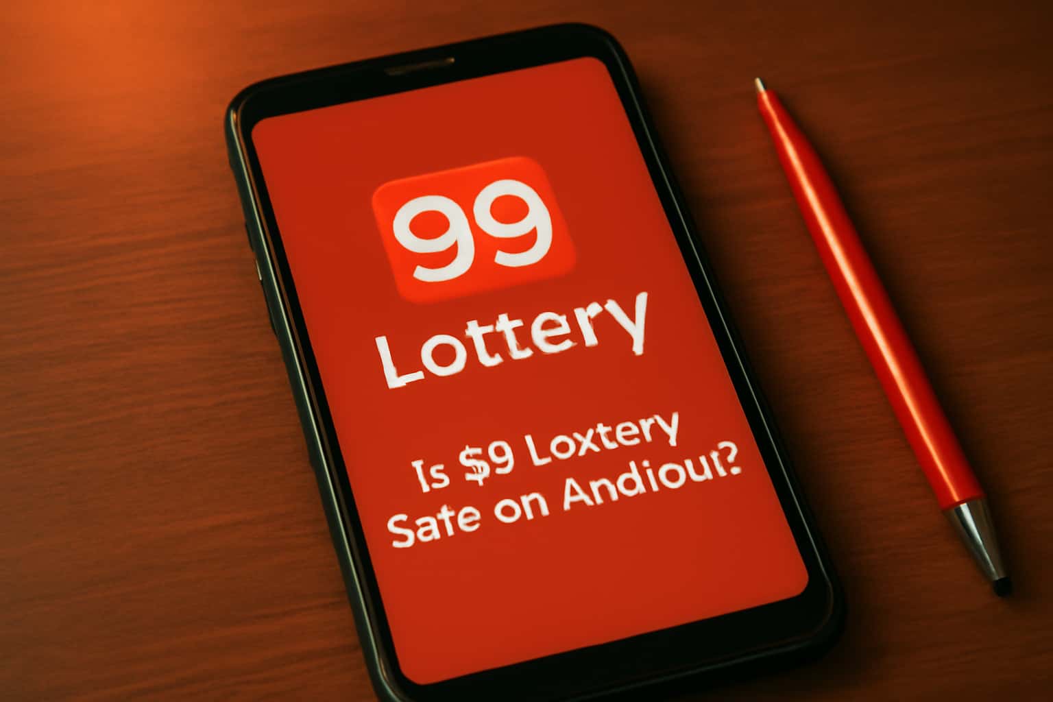 A visual representation of the safety analysis for the 99 Lottery app on Android.