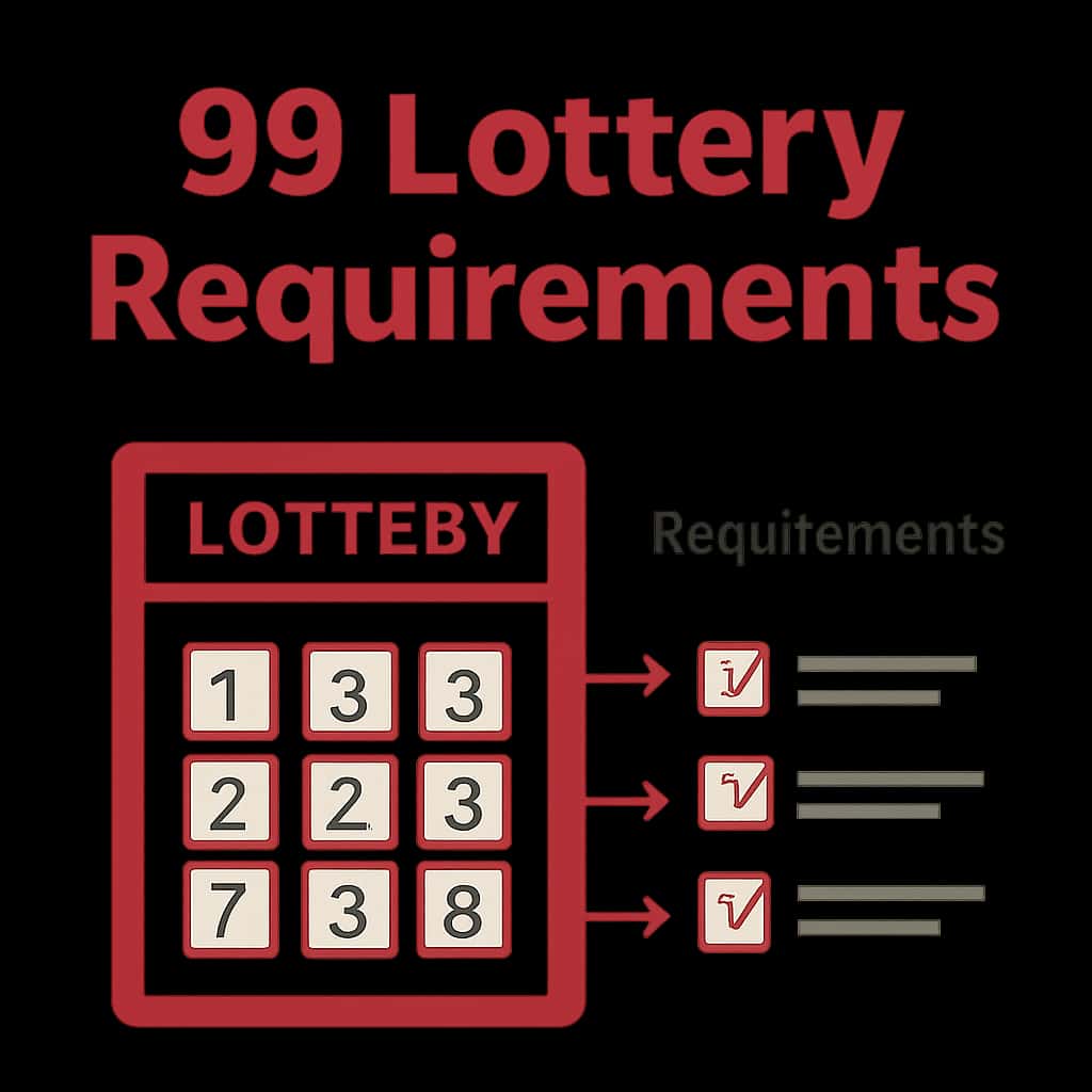 Illustration detailing the installation process for the 99 Lottery app.