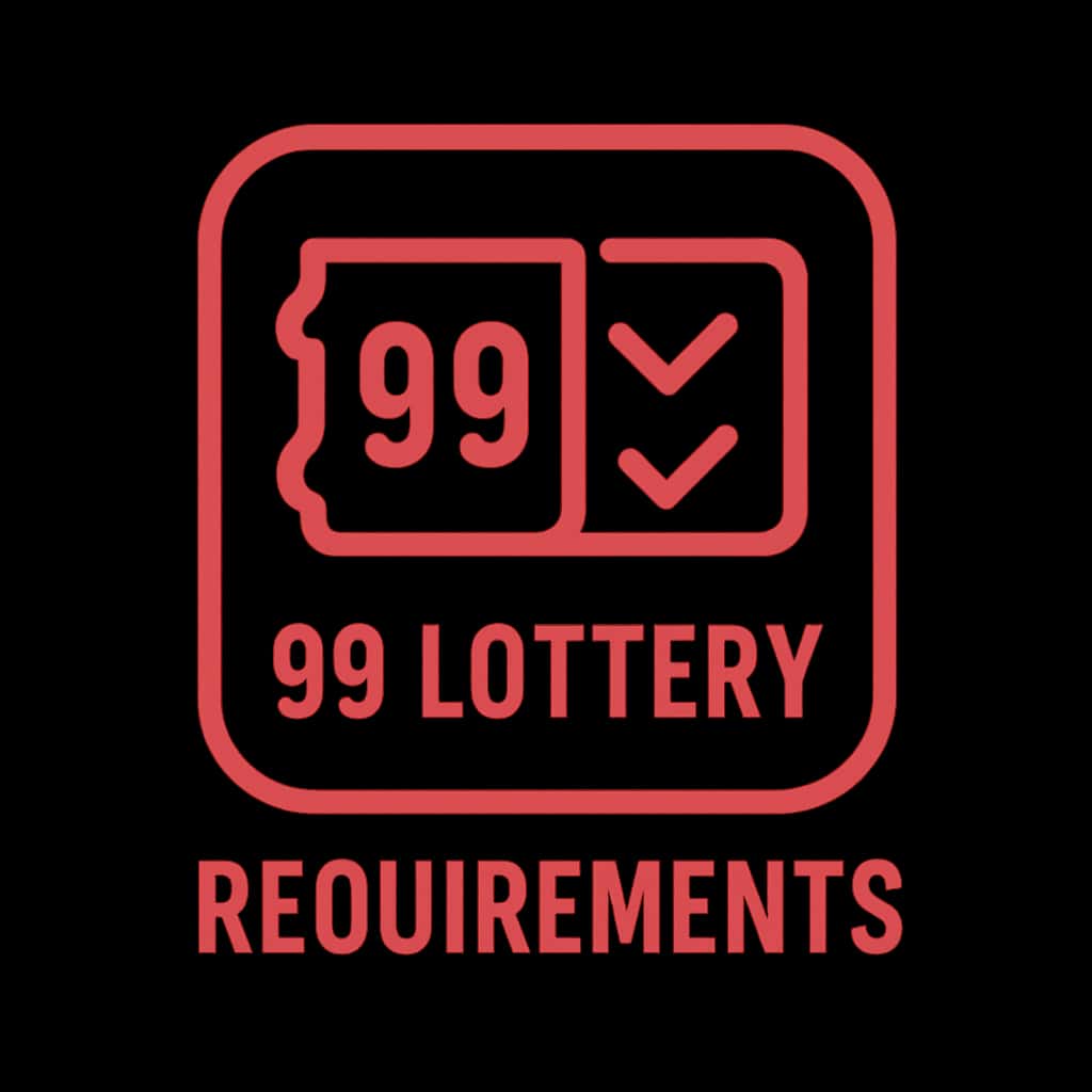Icon representing the guidelines for 99 Lottery Requirements.
