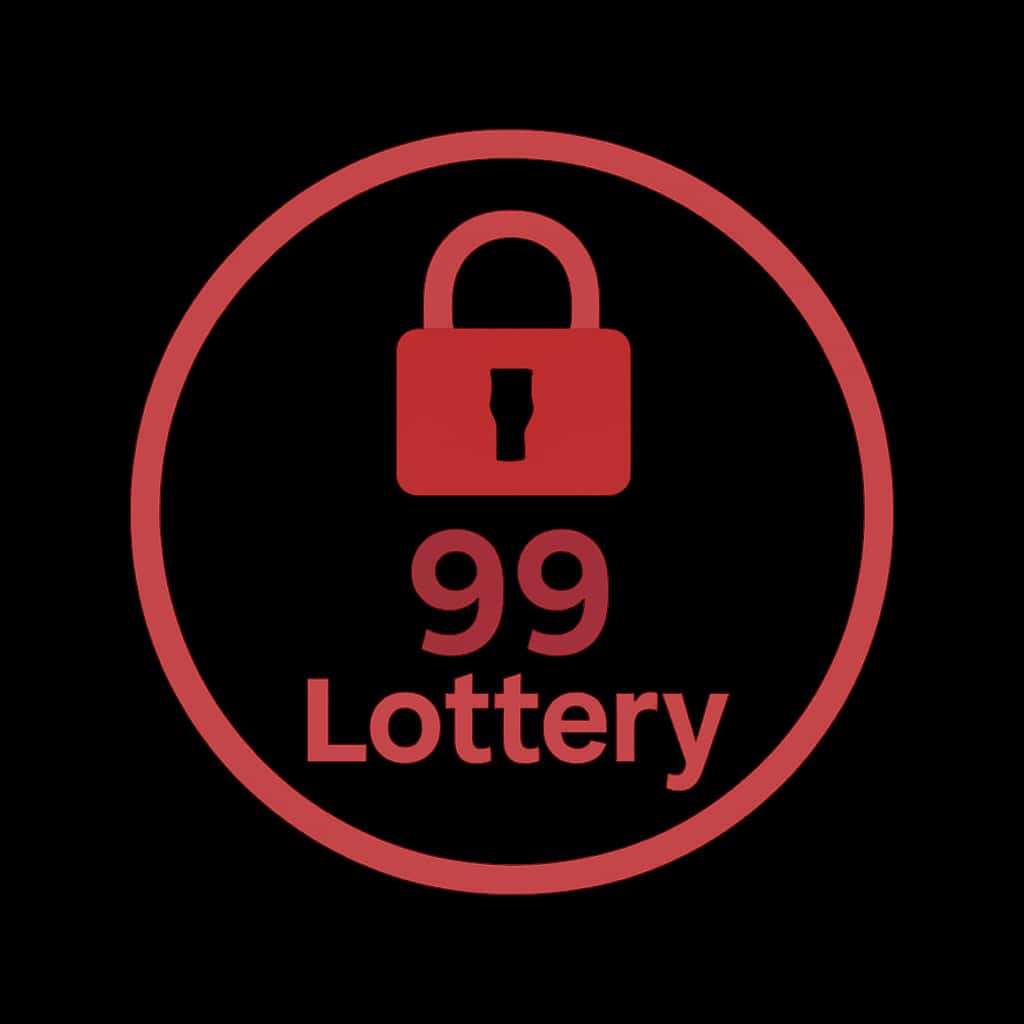 An icon symbolizing account security for 99 Lottery.